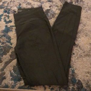 Olive green skinny pants